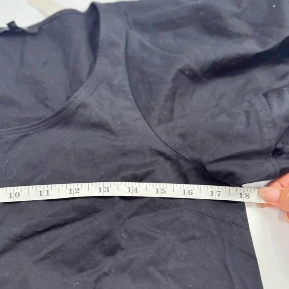 NWT Madewell Relaxed Scoopneck Short-Sleeve Top in black - Picture 12 of 13